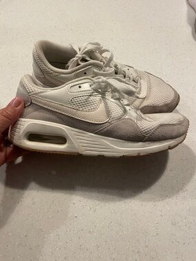 Nike Cream / Off-White Low-Top Mesh Sneakers